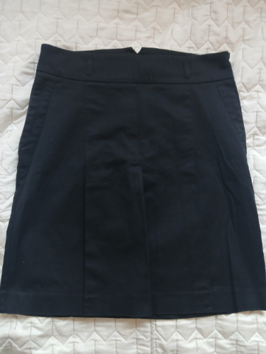 Zara basic crna poslovna mini suknja, M