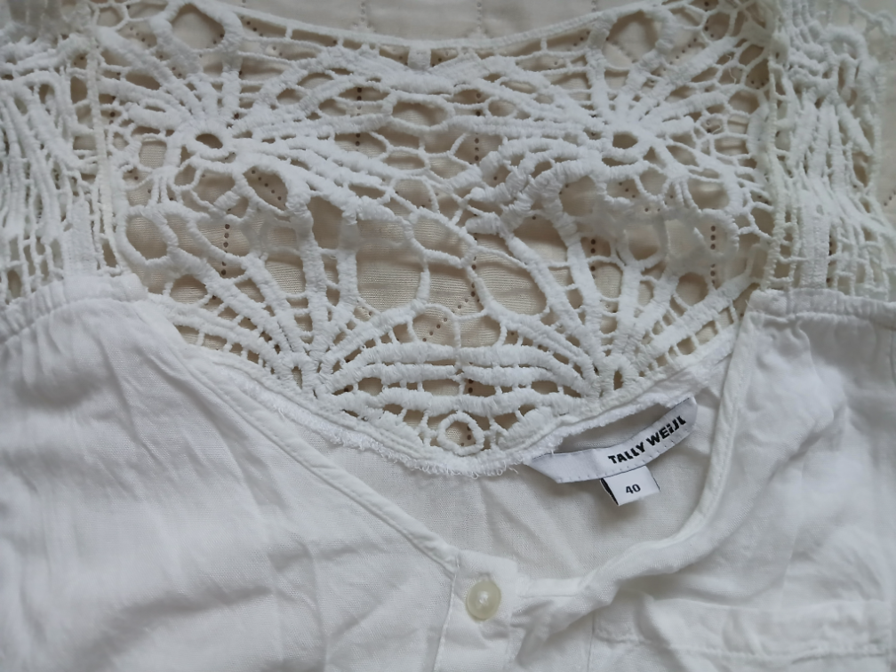 Nova Tally Weijl bela kosuljica sa vezom, 40 slika #3