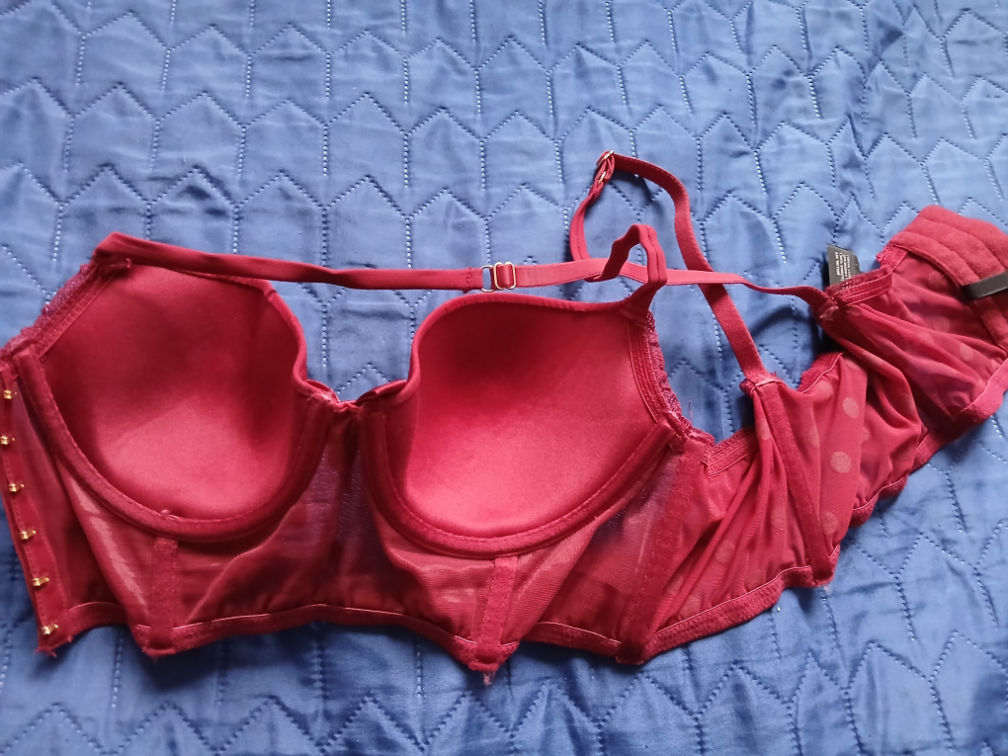 Women'secret crveni-bordo tufnasti top - brus, 90B slika #2