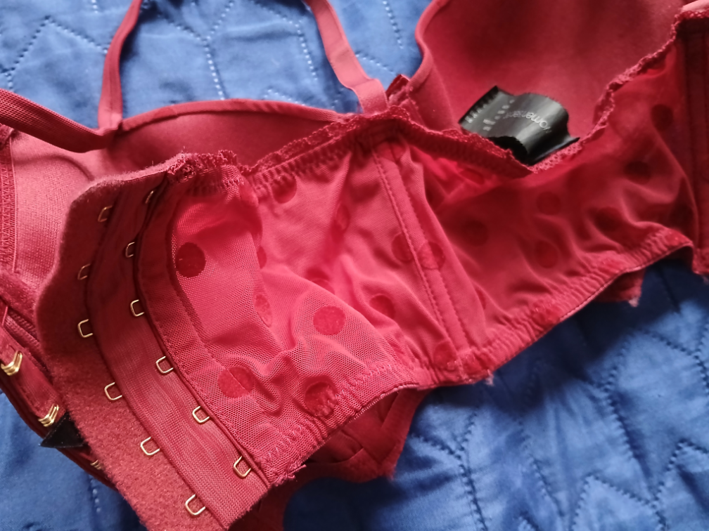 Women'secret crveni-bordo tufnasti top - brus, 90B slika #3