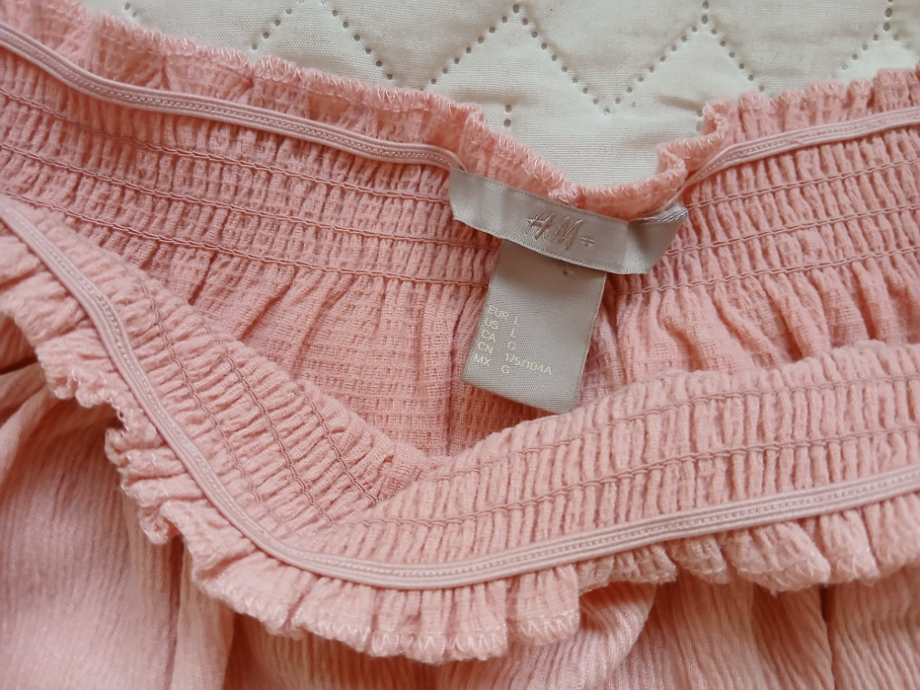 H&M roze kosuljica/bluza spustenih ramena, L slika #3