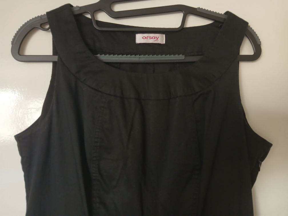 Orsay crna poslovna mini haljina, M-L slika #2