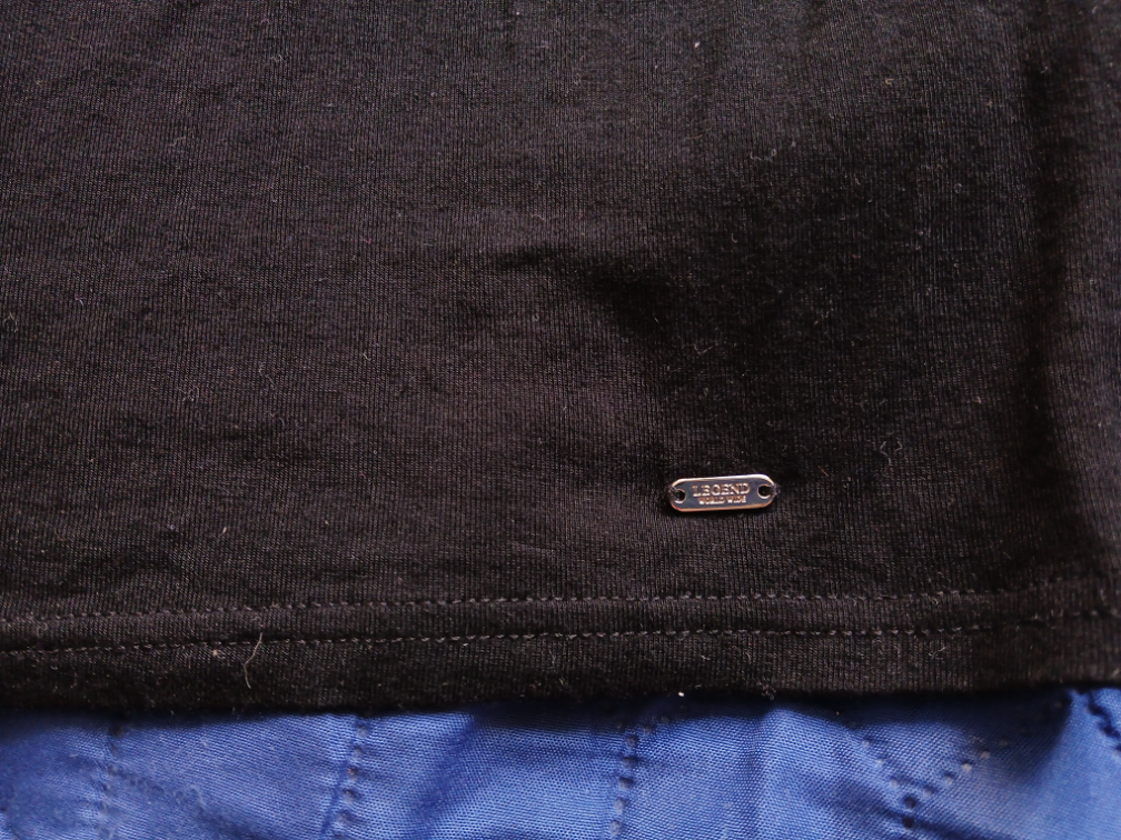 Nova Legend plavo-crna viskozna haljina, M-L slika #4