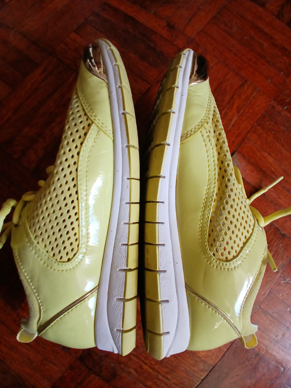 Geox Respira drecavo zute kozne-platnene patike,37 slika #3