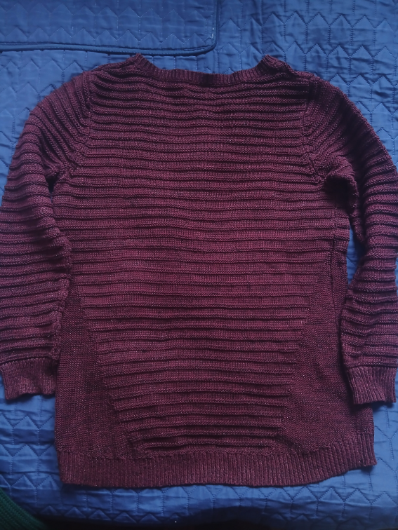 C&A Yessica burgundy/bordo dzemper, L-XL slika #4