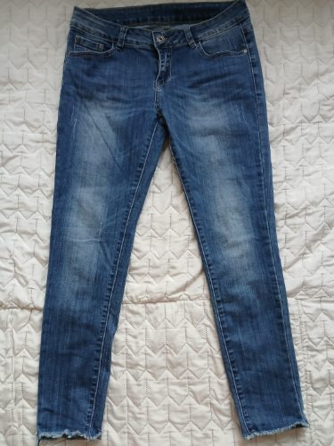 Italijanske teksas farmerke secenih nogavica, L-XL