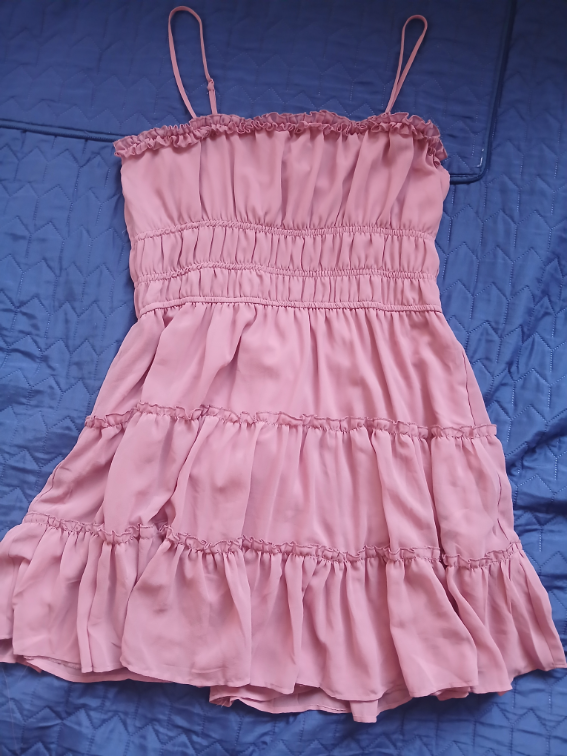 Nova Trixxi roze haljinica sa karnerima, XL slika #1