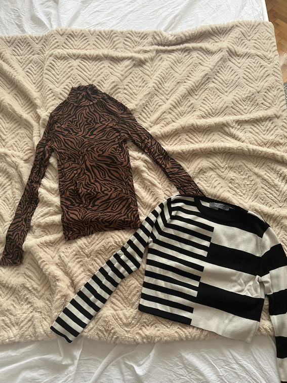 Dve bluze Stradivarius i Primark XS slika #1
