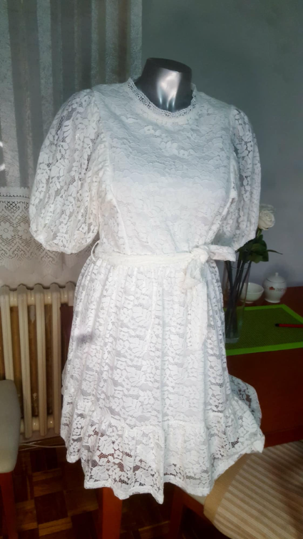 Bela haljina M slika #3