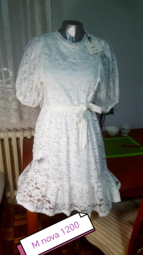 Bela haljina M