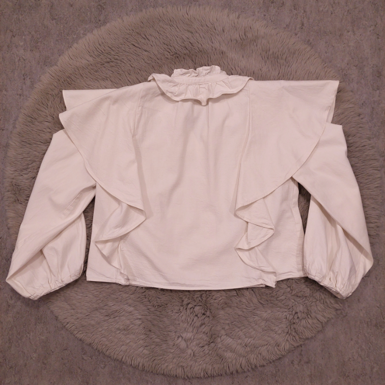 ZARA bela kosulja sa karnerima slika #4