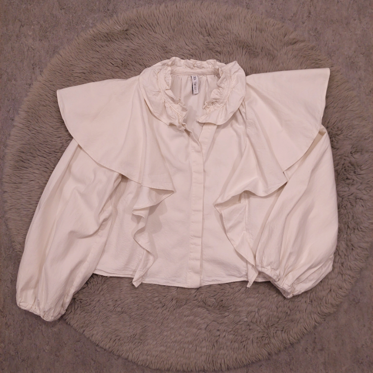 ZARA bela kosulja sa karnerima slika #3