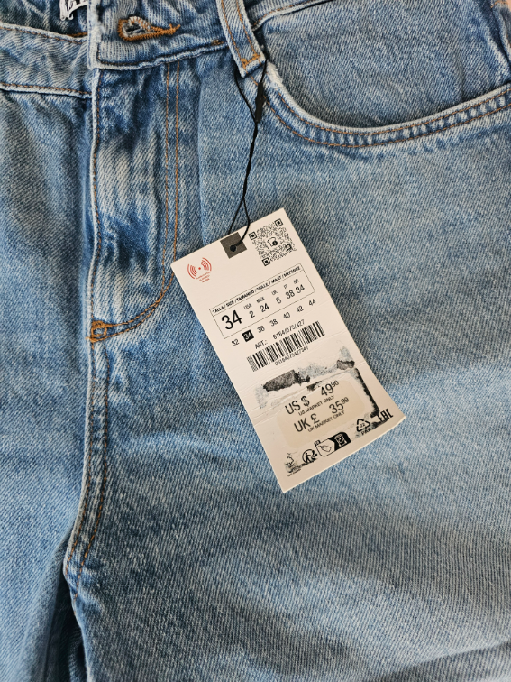 Nove Zara farmerice 34 odg za 36 slika #4