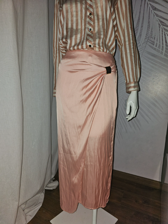 ✨ ZARA midi suknja od satena ✨ NOVO - L vel slika #2