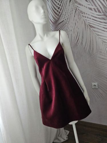 Nova Zara mini bordo haljinica S/M