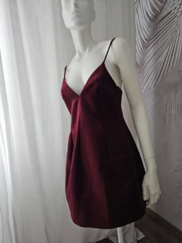 Nova Zara mini bordo haljinica S/M thumbnail #3