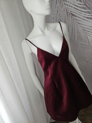 Nova Zara mini bordo haljinica S/M thumbnail #4