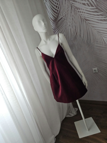 Nova Zara mini bordo haljinica S/M thumbnail #5