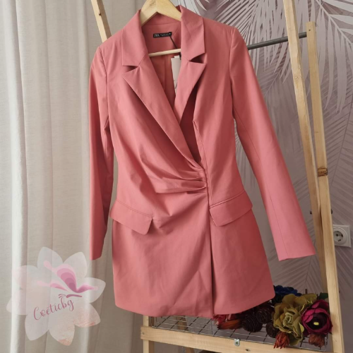 Nova Zara sako-haljina – roze boja – S/M vel