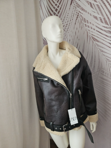 ZARA monton jaknica – NOVA, braon, veličina XS