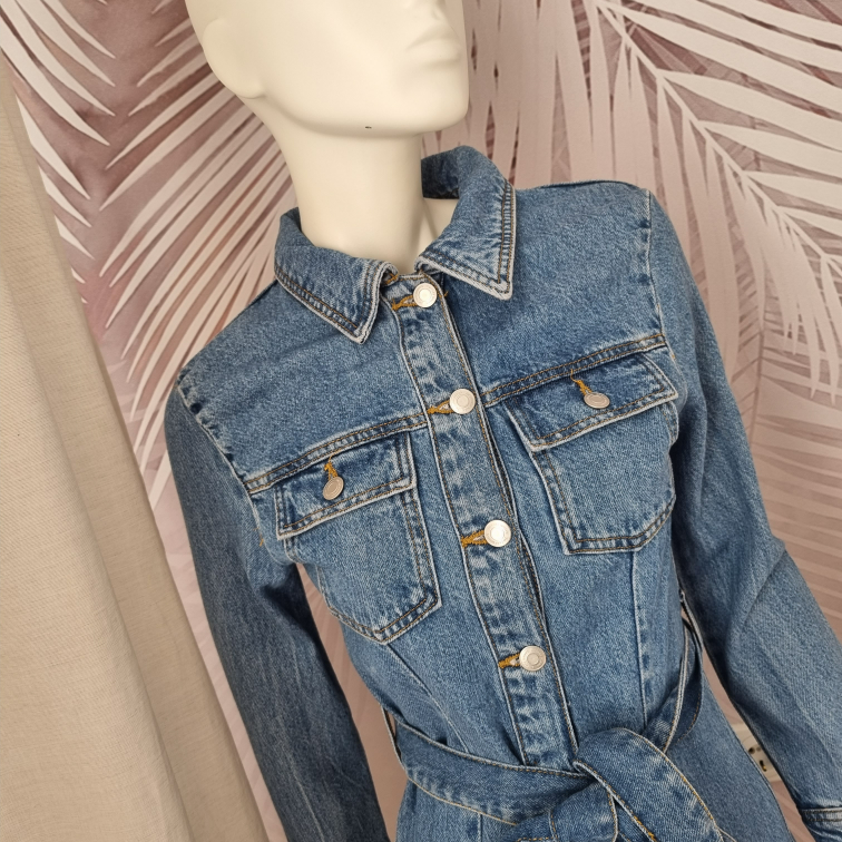 ZARA teksas mini haljina – NOVA sa etiketom, XS  slika #2