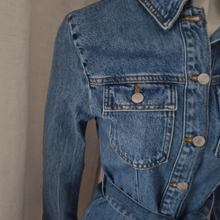 ZARA teksas mini haljina – NOVA sa etiketom, XS  slika #4