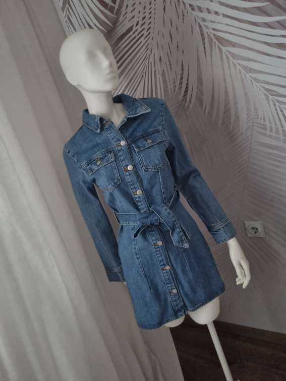 ZARA teksas mini haljina – NOVA sa etiketom, XS  slika #5