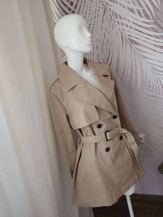 Nov sa etiketom kisni trench mantil Zara S odg za  slika #2