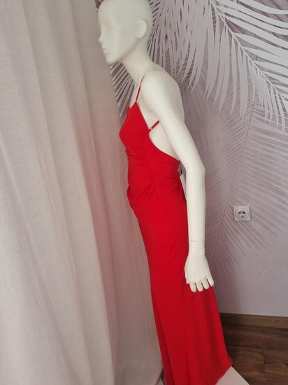 Predivna Zara haljina maxi duzine sa golim ledjima slika #4