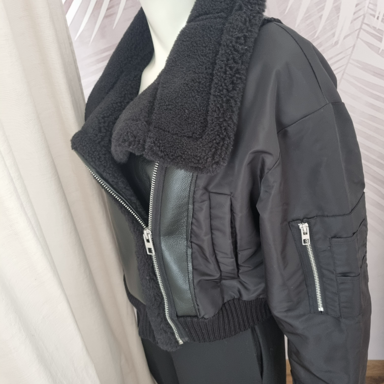 Nova Zara bomber kombinovana jakna slika #5