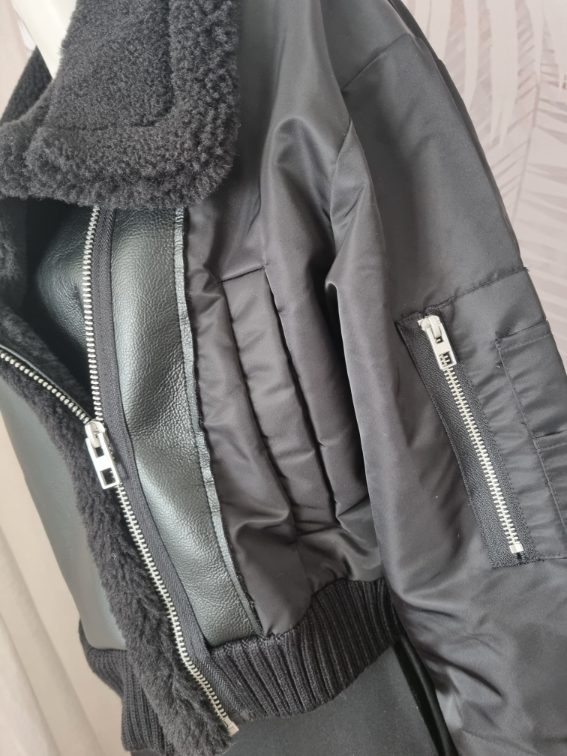 Nova Zara bomber kombinovana jakna slika #2