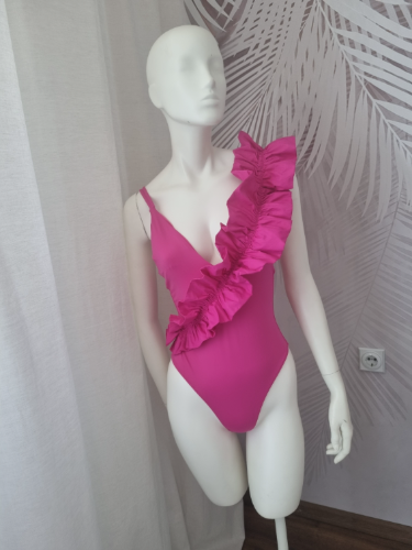 Nov zara pink jednodelni kupaci xs/s