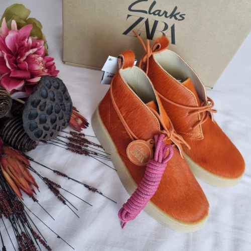 Nove Clarks Zara narandzaste cizmice  thumbnail #4