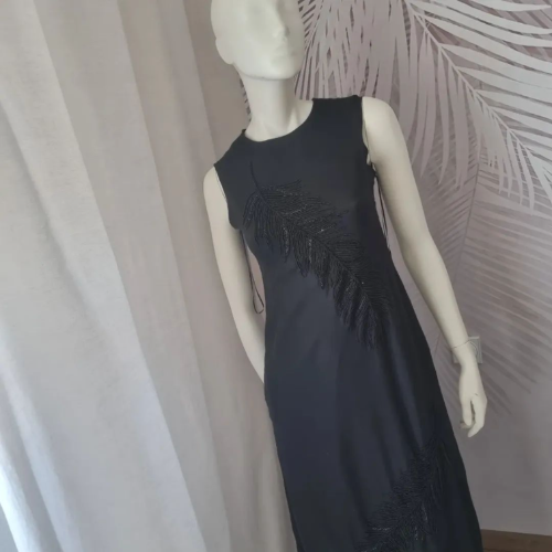 Vrlo retka Zara haljina sa rucno vezenim perlicama
