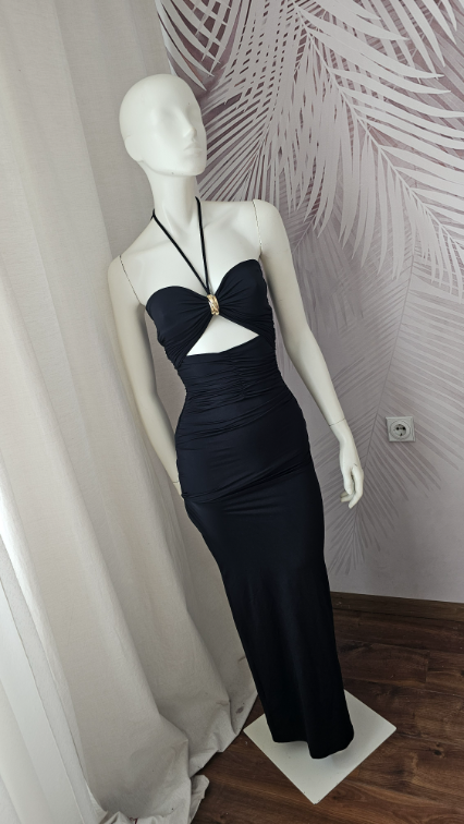 Nova zara midi crna haljina S vel  slika #1