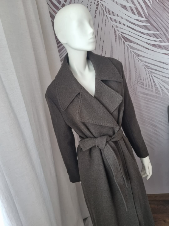 Nov Zara maslinasti kaput XL odg i za XXL slika #5