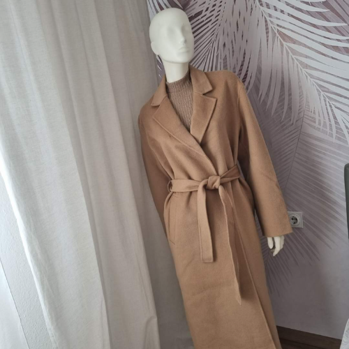 🤎 NOV Zara kamel kaput sa pojasom – L/XL 🤎