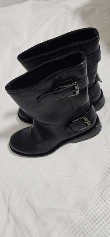 Nove sa etiketom Zara crne cizme 39 vel 25.3cm ug slika #3