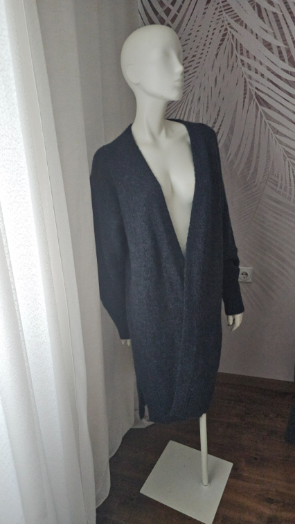 Nov sa etiketom Zara deblji teget kardigan  slika #2