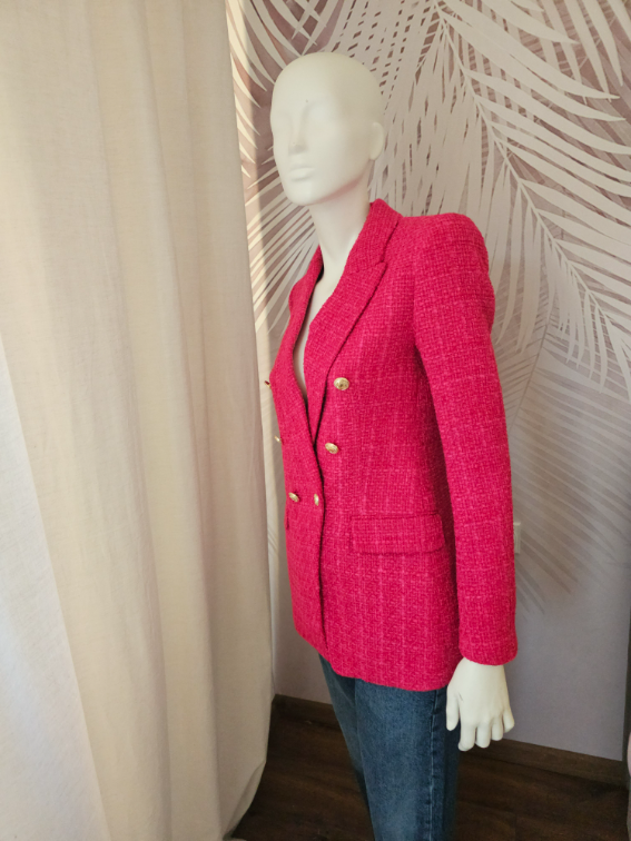 Jedan od najpopularnijih tweed Zara sakoa Xs vel slika #2