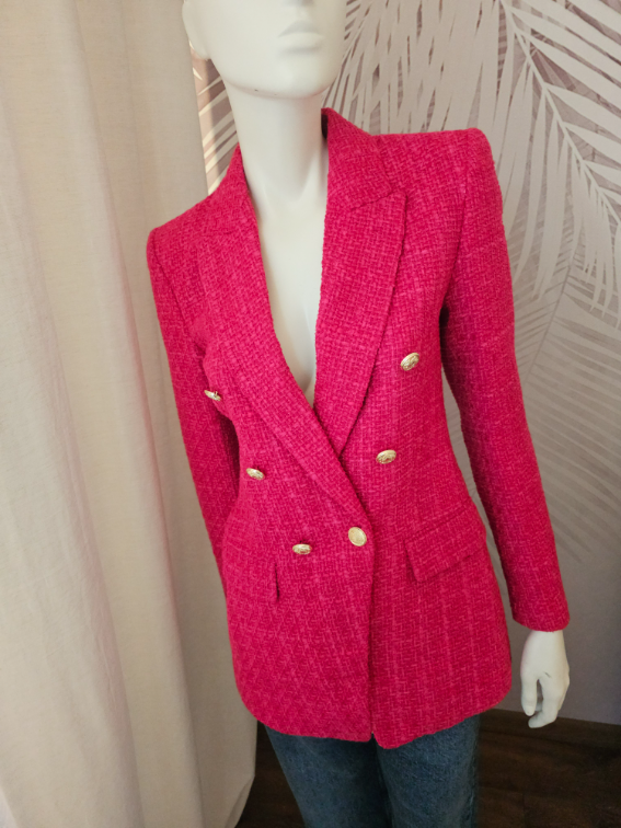 Jedan od najpopularnijih tweed Zara sakoa Xs vel slika #3
