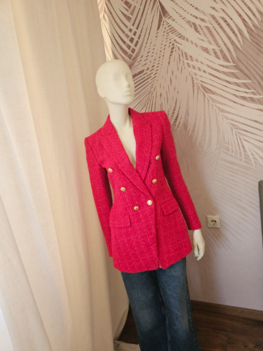 Jedan od najpopularnijih tweed Zara sakoa Xs vel