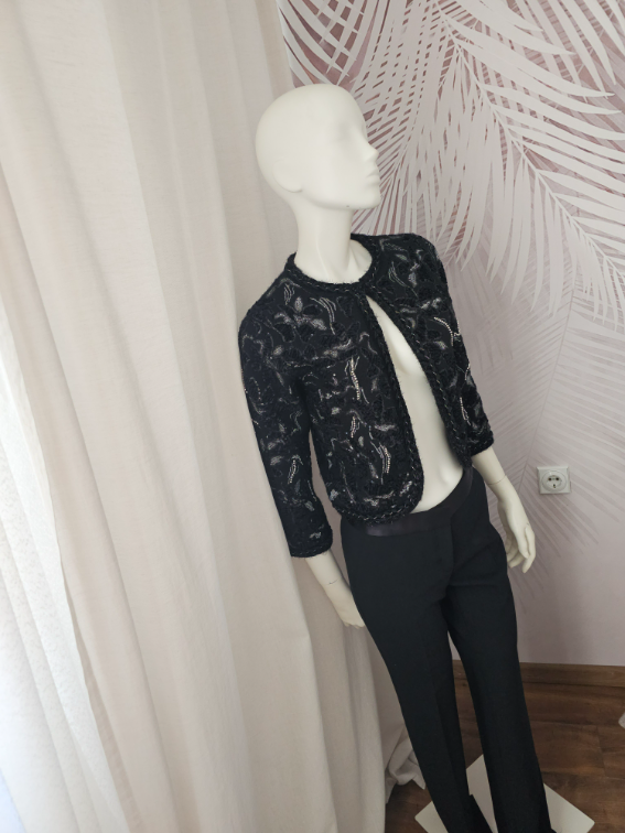 ZARA crna jaknica kardigan – NOVA – 4.500 RSD slika #1