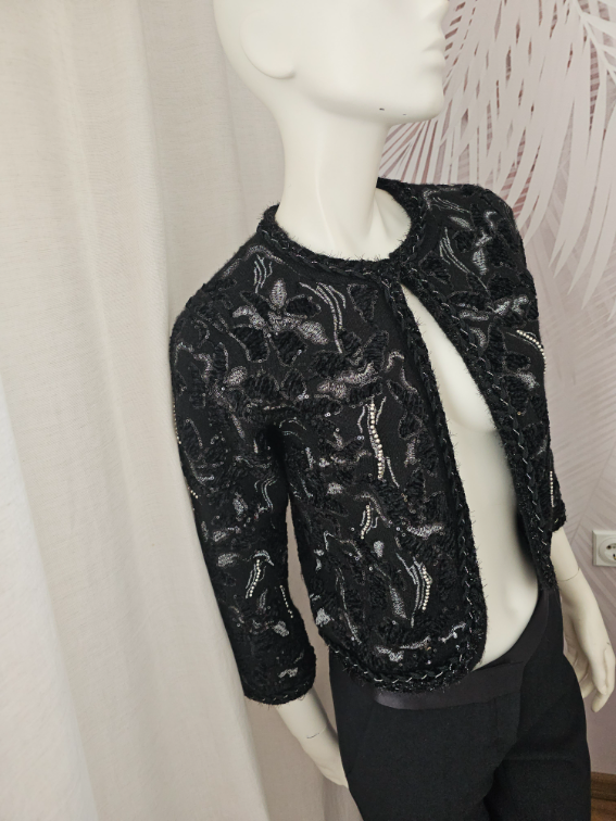 ZARA crna jaknica kardigan – NOVA – 4.500 RSD slika #2