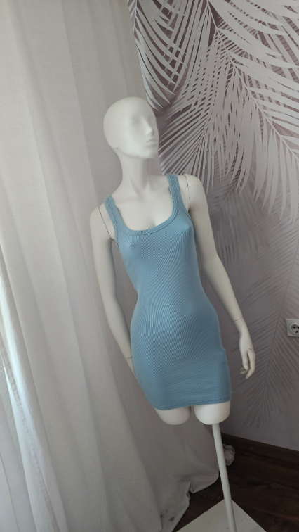Nova zara haljina rebrasti materijal S slika #1
