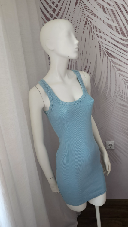 Nova zara haljina rebrasti materijal S slika #4