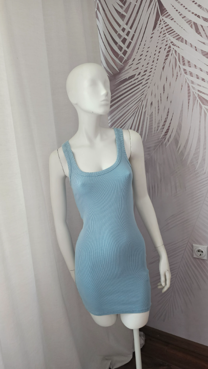 Nova zara haljina rebrasti materijal S slika #5