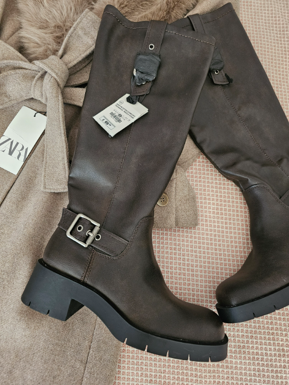 Nove Zara čizme 40 vel 26cm ug  slika #2