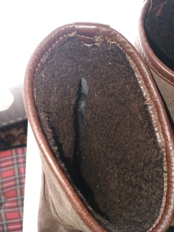 Braon čizmice od prevrnute kože 37 slika #4