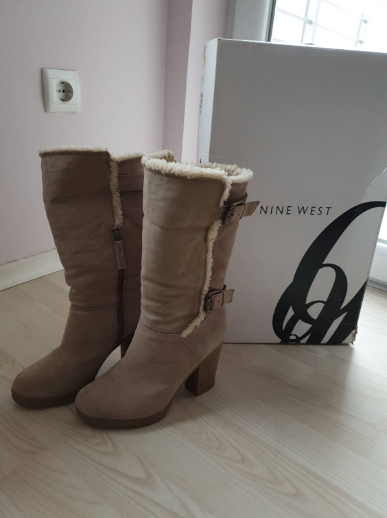NINE WEST kožne čizme slika #2